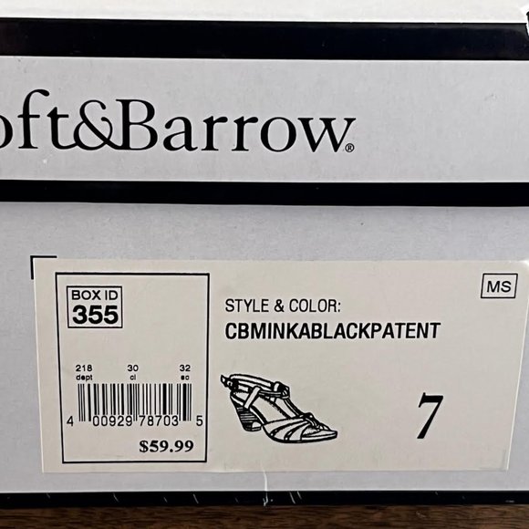 croft & barrow sandals. size 7,  Black - Picture 5 of 5